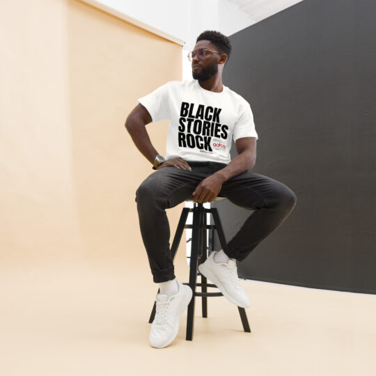 AAFCA Black Stories Rock Unisex White T